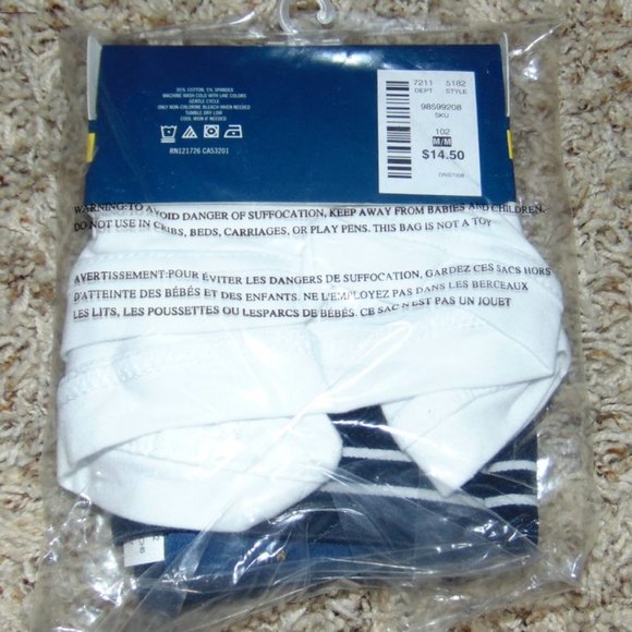 Mens Boxer Briefs Underwear Prince & Fox by Aeropostale 2 Pair Small White Gray - Picture 7 of 7